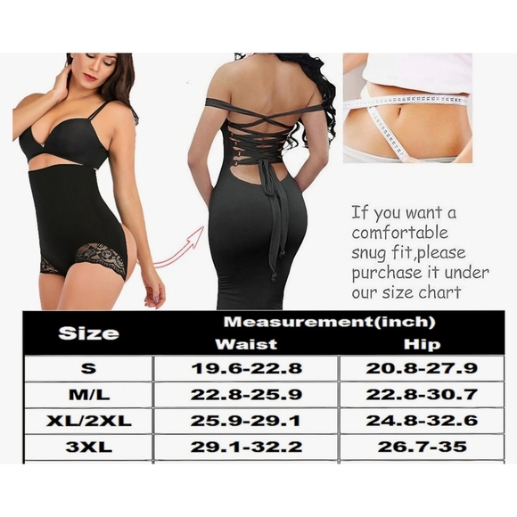 Womens Lace Hourglass Figure Butt Lifter Shaper Panty Size Small Tummy Control. - Picture 10 of 10